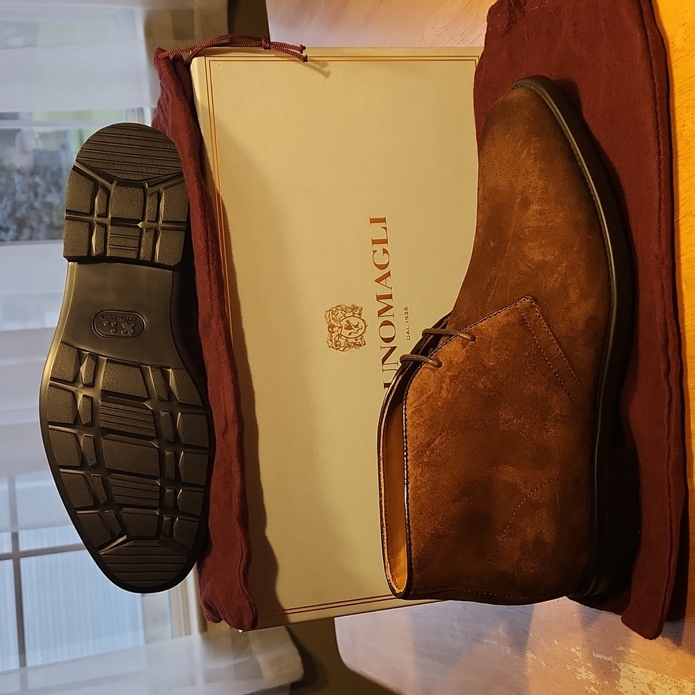 New BRUNO MAGLI Men's Ozzy Cognac Leather Boot sz 8